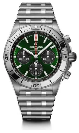 Breitling Chronomat AB0134101L1A1 42mm Stainless steel Green