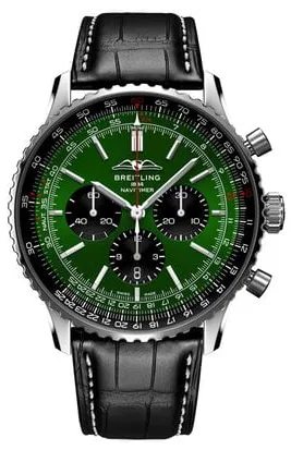 Breitling Navitimer AB0137241L1P1 46mm Stainless steel Green