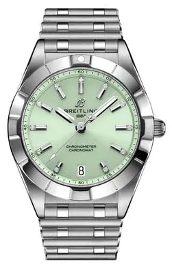 Breitling Chronomat A77310101L1A1 32mm Stainless steel Green