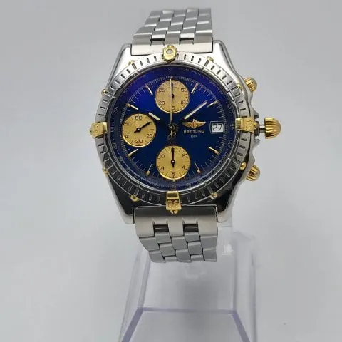 Breitling Chronomat B13050.1 39mm Gold/steel Blue