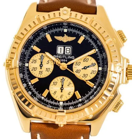 Breitling Crosswind Special K4435512/B514 43.7mm Yellow gold Black