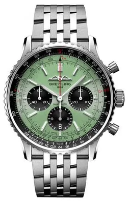 Breitling Navitimer AB0138241L1A1 43mm Stainless steel Green