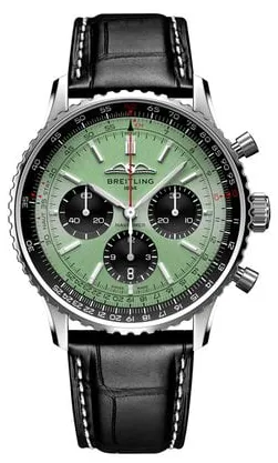 Breitling Navitimer AB0138241L1P1 43mm Stainless steel Green