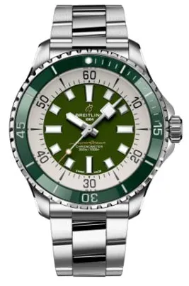 Breitling Superocean A17376A31L1A1 44mm Stainless steel Green