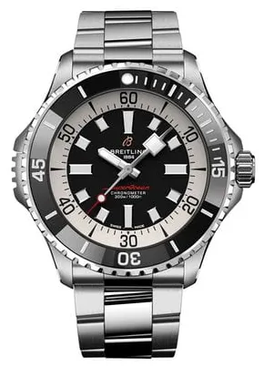 Breitling Superocean A17378211B1A1 46mm Stainless steel Black