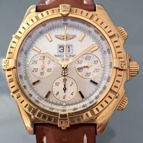 Breitling Windrider K44355 44mm Yellow gold Mother-of-pearl