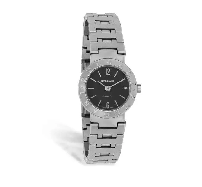 Bulgari Bulgari bb33ssd 23mm Stainless steel Black