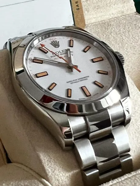 Rolex Milgauss 116400 40mm Stainless steel White 2