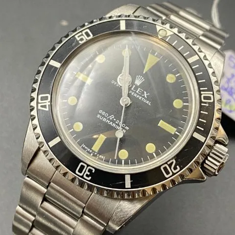 Rolex Submariner 5513 40mm Stainless steel Black