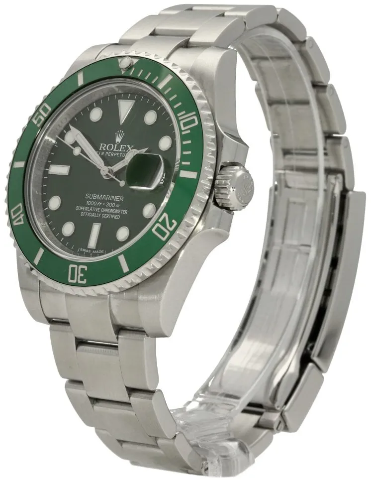 Rolex Submariner 116610LV 40mm Steel Green 1