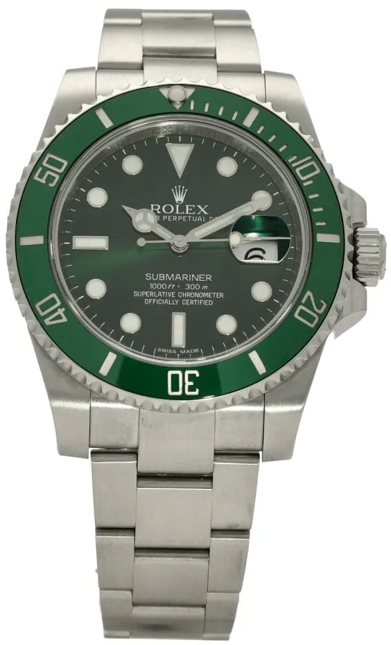 Rolex Submariner 116610LV 40mm Steel Green