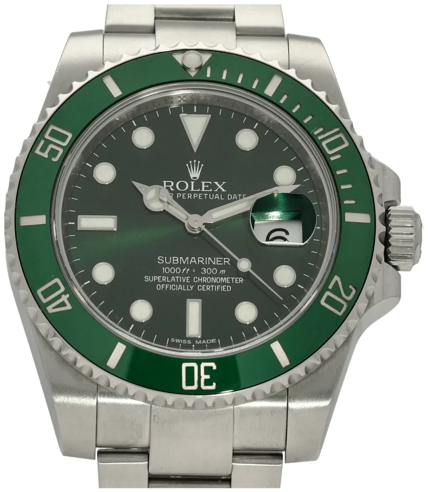 Rolex Submariner 116610LV 40mm Steel Green 2