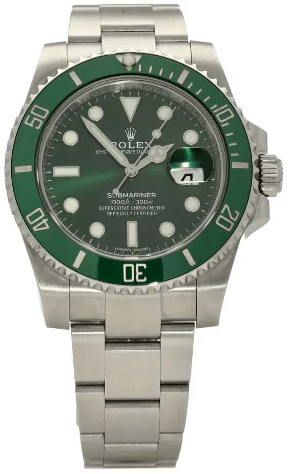 Rolex Submariner 116610LV 40mm Steel Green