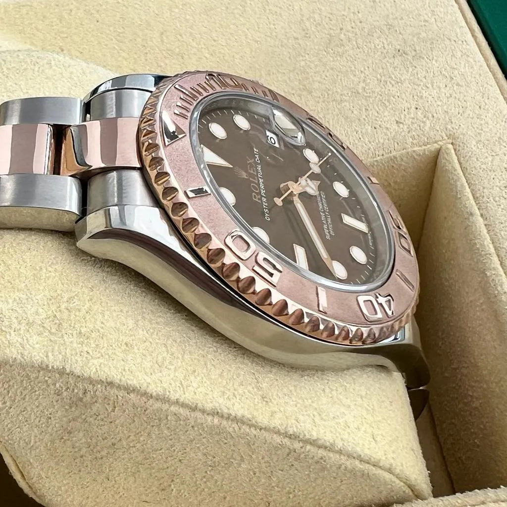 Rolex Yacht-Master 37 268621 37mm Rose gold and Stainless steel Black 5