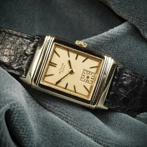 Jaeger-LeCoultre Reverso 201 23mm Yellow gold Silver