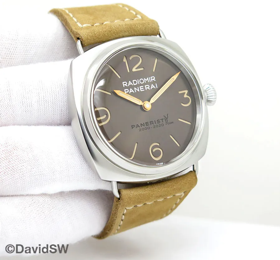 Panerai Radiomir PAM 2020 45mm Stainless steel Brown