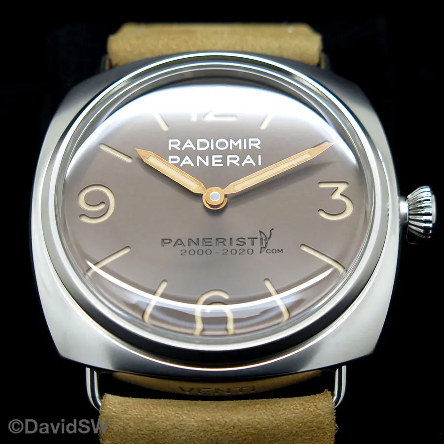 Panerai Radiomir PAM 2020 45mm Stainless steel Brown 2