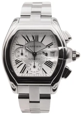 Cartier Roadster 2618 40mm Stainless steel White