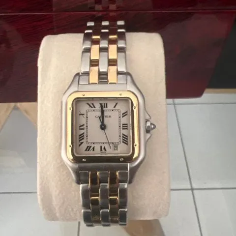 Cartier Panthère 1100 22mm Yellow gold and Stainless steel White