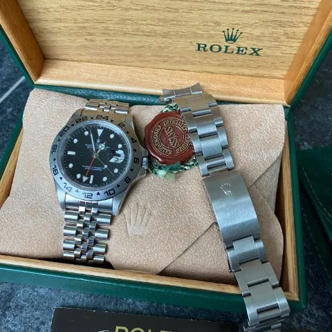 Rolex Explorer II 16550 40mm Stainless steel Black