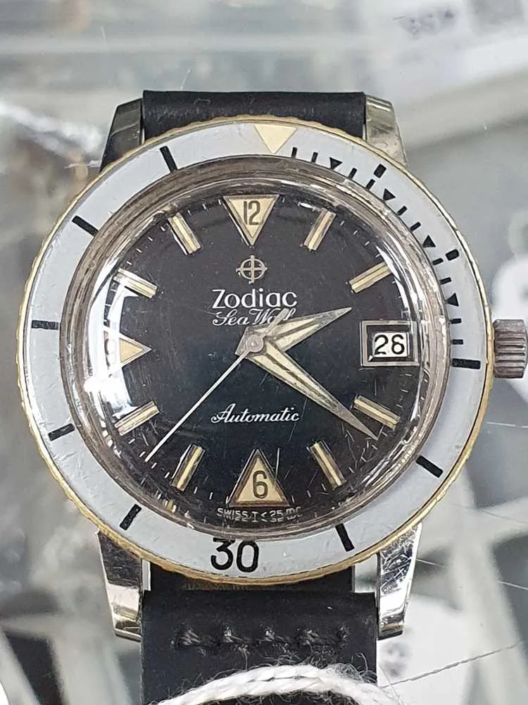 Zodiac Sea Wolf 35mm Stainless steel Black 7