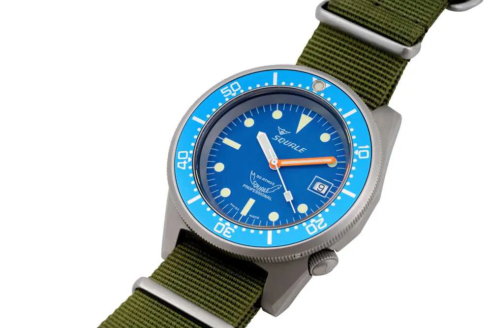 Squale Diver's Professional 41.5mm Stainless steel Blue 1