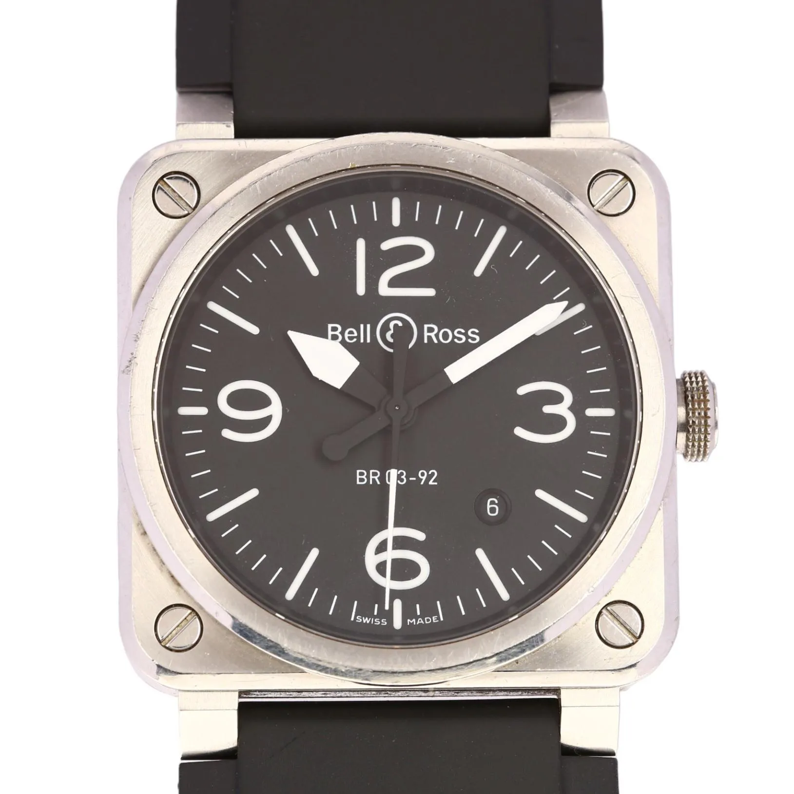 Bell & Ross Aviation Type BR03-92-S-00152 42mm Stainless steel Black