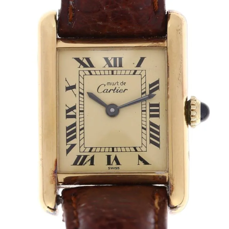 Cartier Must de Cartier 21mm Silver and gold-plated Ivory