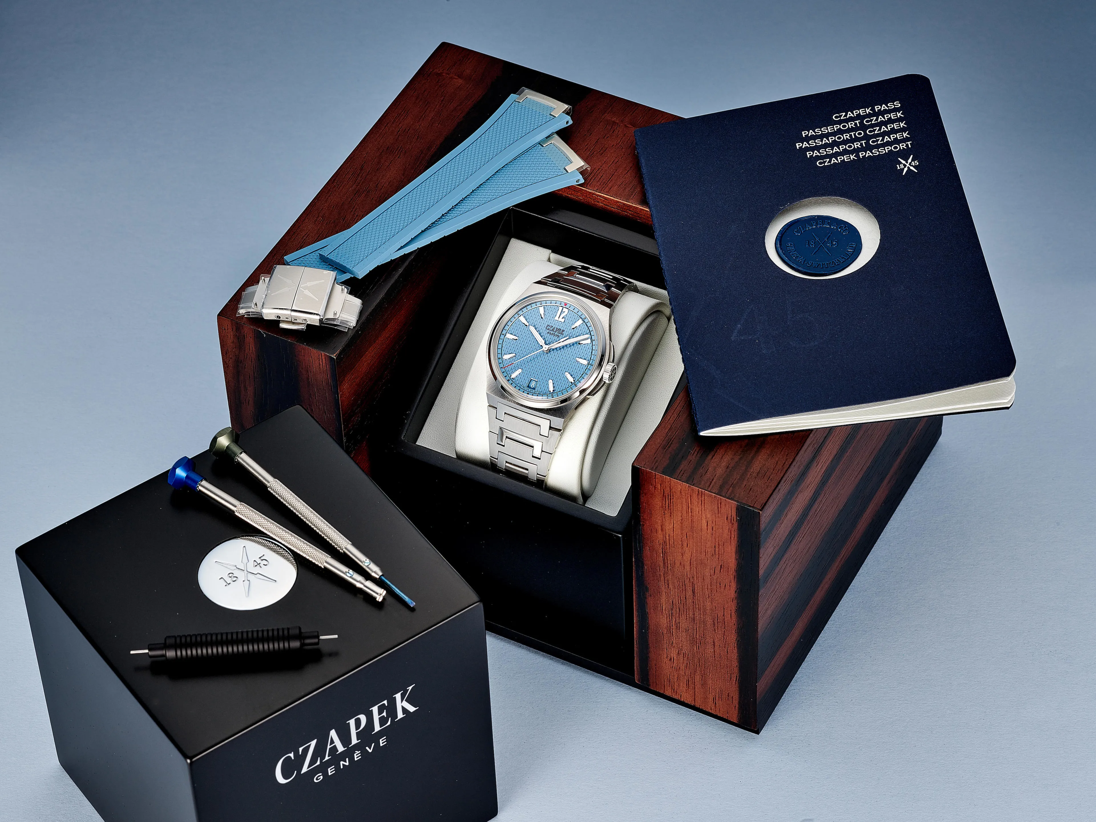 Czapek & Cie Passage de Drake 40.5mm Stainless steel Blue 3