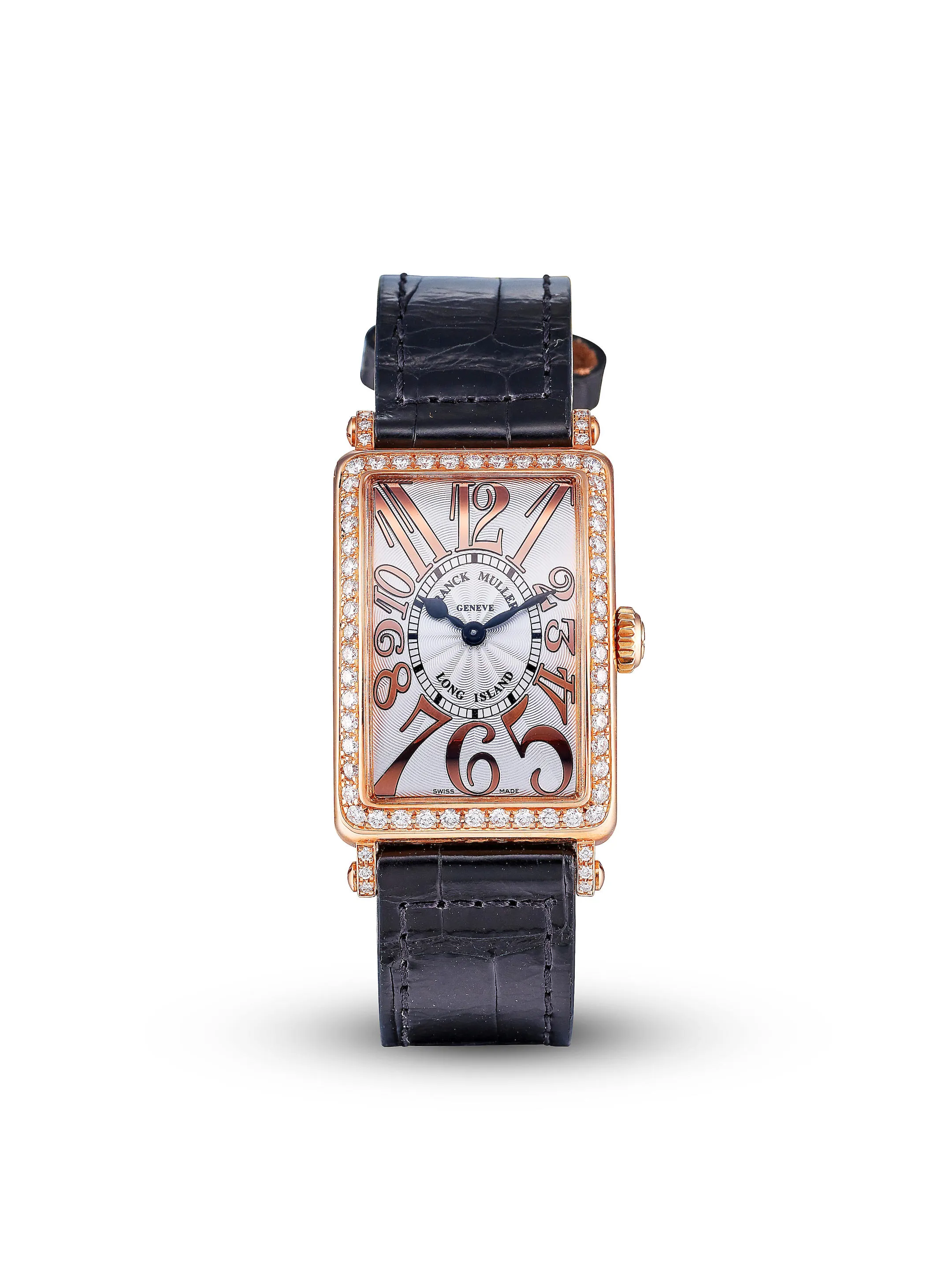 Franck Muller Long Island 902 QZ 23mm Rose gold and Diamond Silver 1