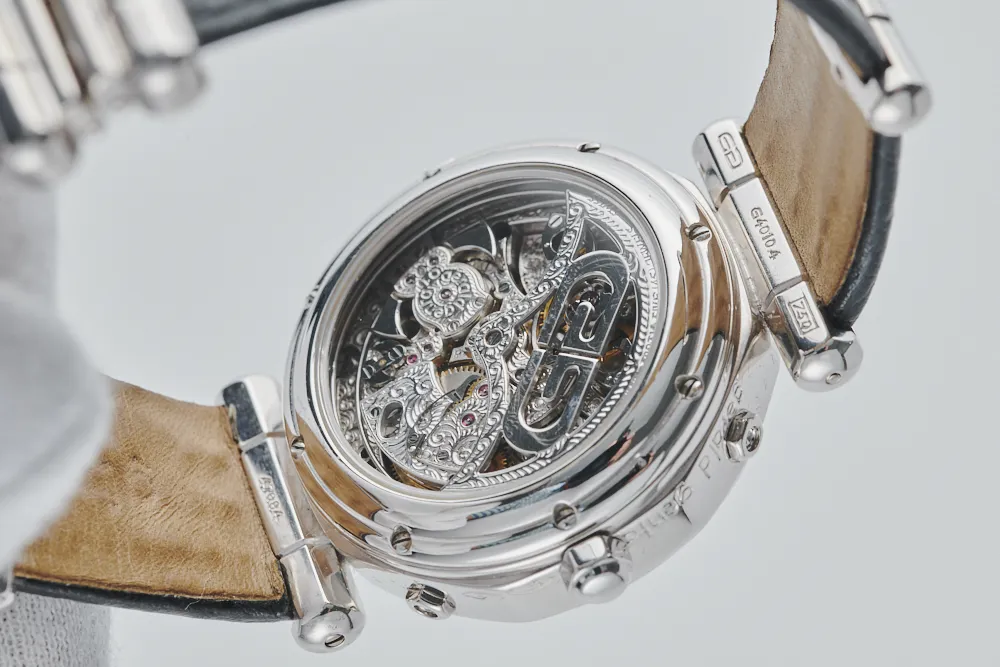 Gérald Genta Minute Repeater Perpetual Calendar Tourbillon G40104 White gold Skeletonized 4