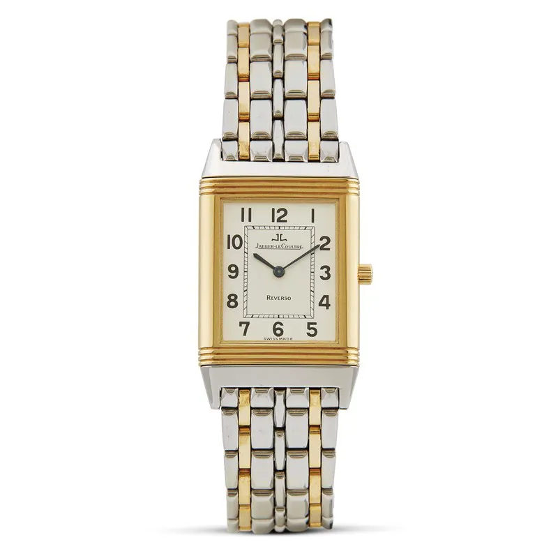 Jaeger-LeCoultre Reverso Classique 250.5.86 23mm Yellow gold and stainless steel Silver
