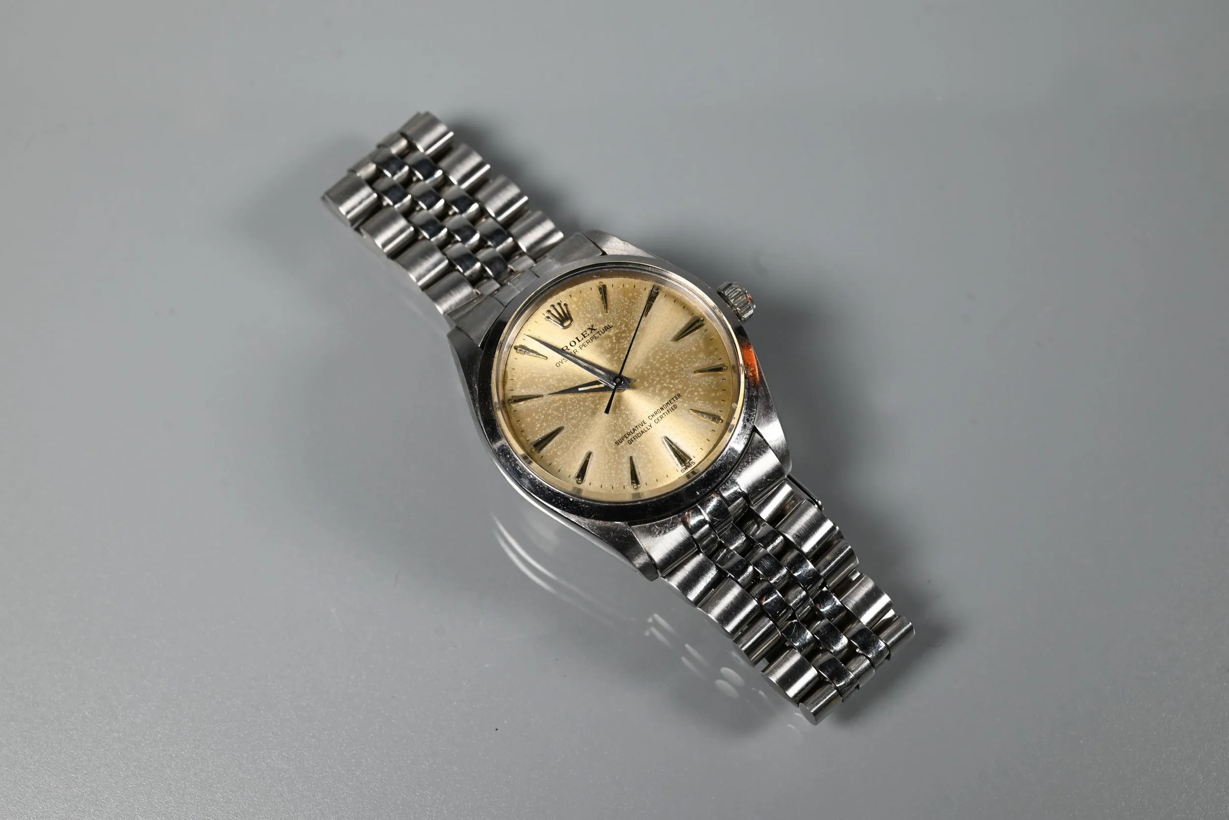 Rolex Oyster Perpetual 34 6564 nullmm Stainless steel Champagne