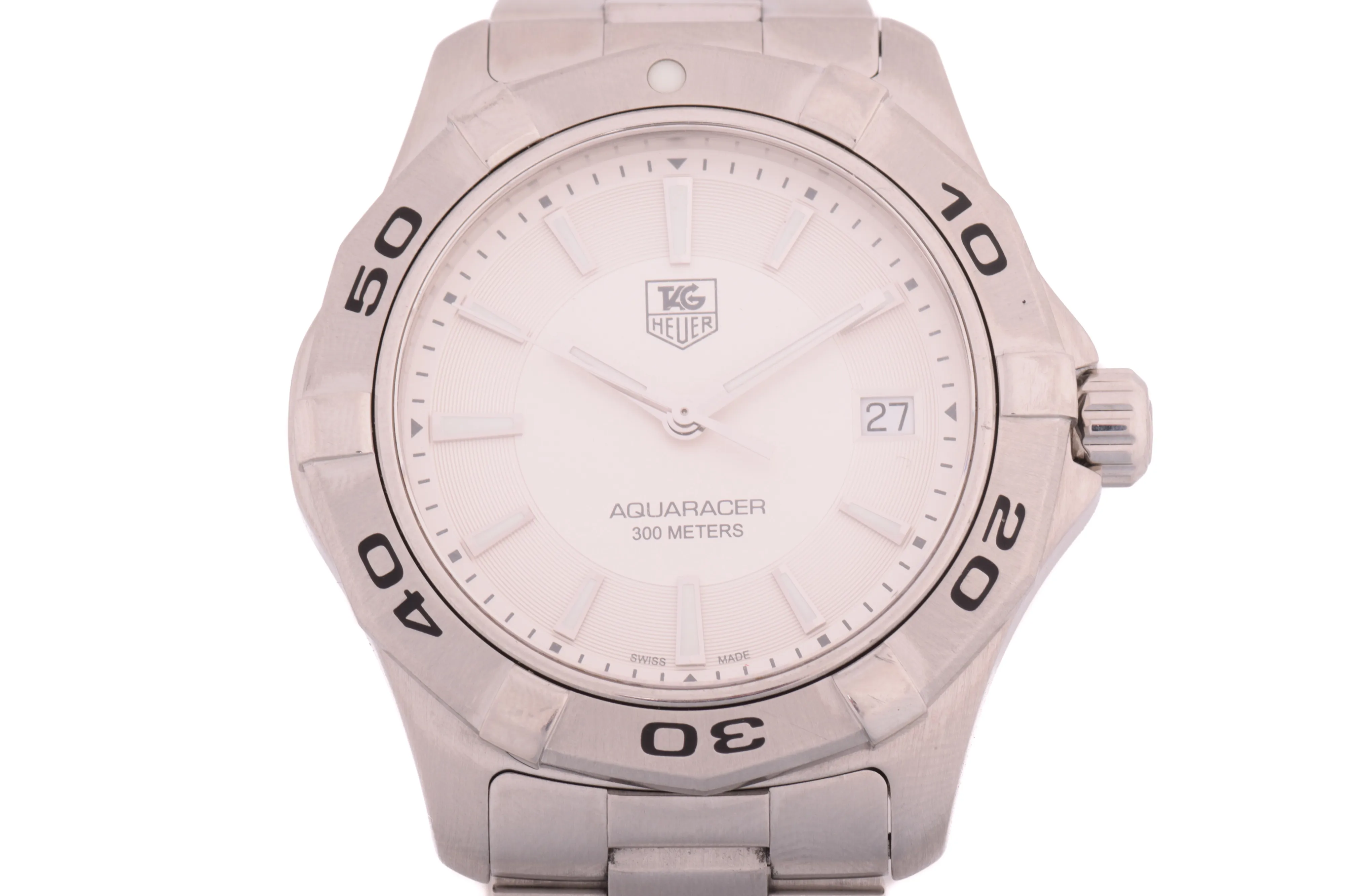 TAG Heuer Aquaracer WAP1111 39mm Stainless steel Silver 1