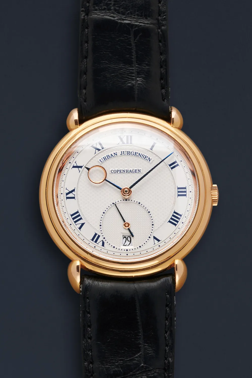 Urban Jürgensen Big 8 8 37mm Yellow gold Silver