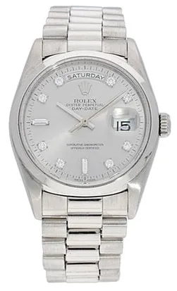 Rolex Day-Date 36 18206 36mm Platinum Gray