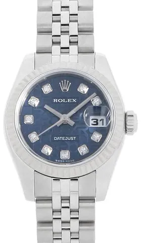 Rolex Lady-Datejust 179174 26mm Stainless steel Blue