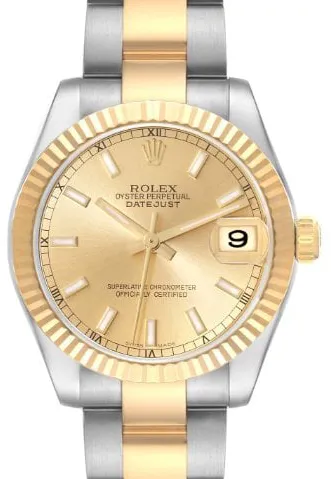 Rolex Datejust 31 178273 31mm Stainless steel Champagne