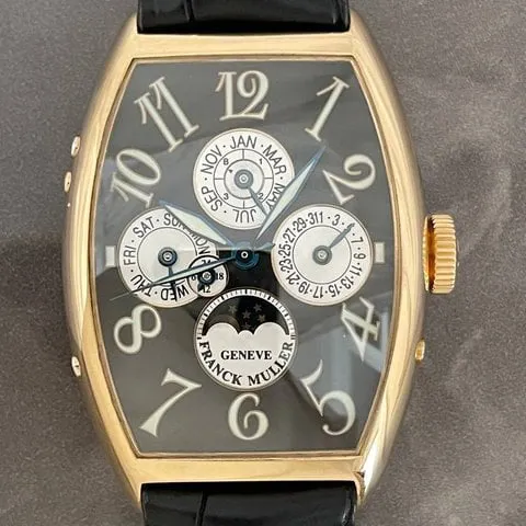 Franck Muller Casablanca 5850 QP 32mm Yellow gold Black