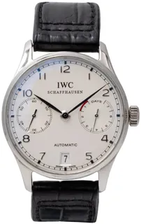 IWC Portuguaise 7 Jours Limited Ed. IW500104 Platinum Silver