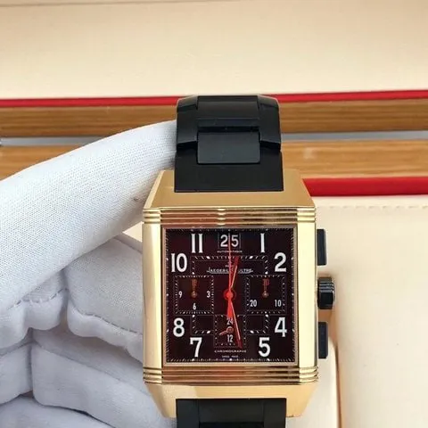 Jaeger-LeCoultre Reverso Q7012671 Rose gold Black