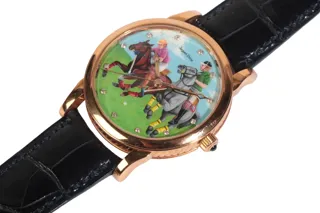 Jaquet Droz Yellow gold Enamel