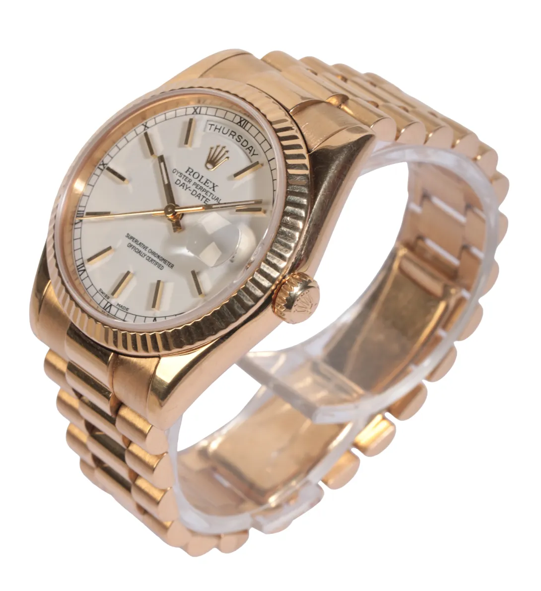 Rolex Day-Date 36 118238 36mm Yellow gold Cream 6