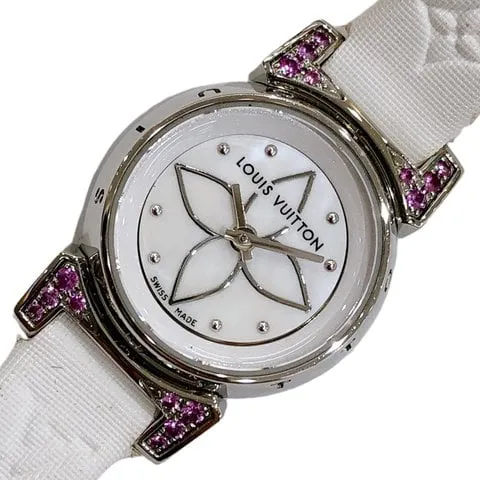 Louis Vuitton Q151I 18mm Stainless steel White