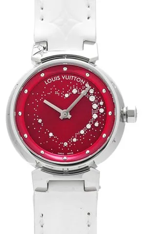 Louis Vuitton Q12M20 28mm Stainless steel Red