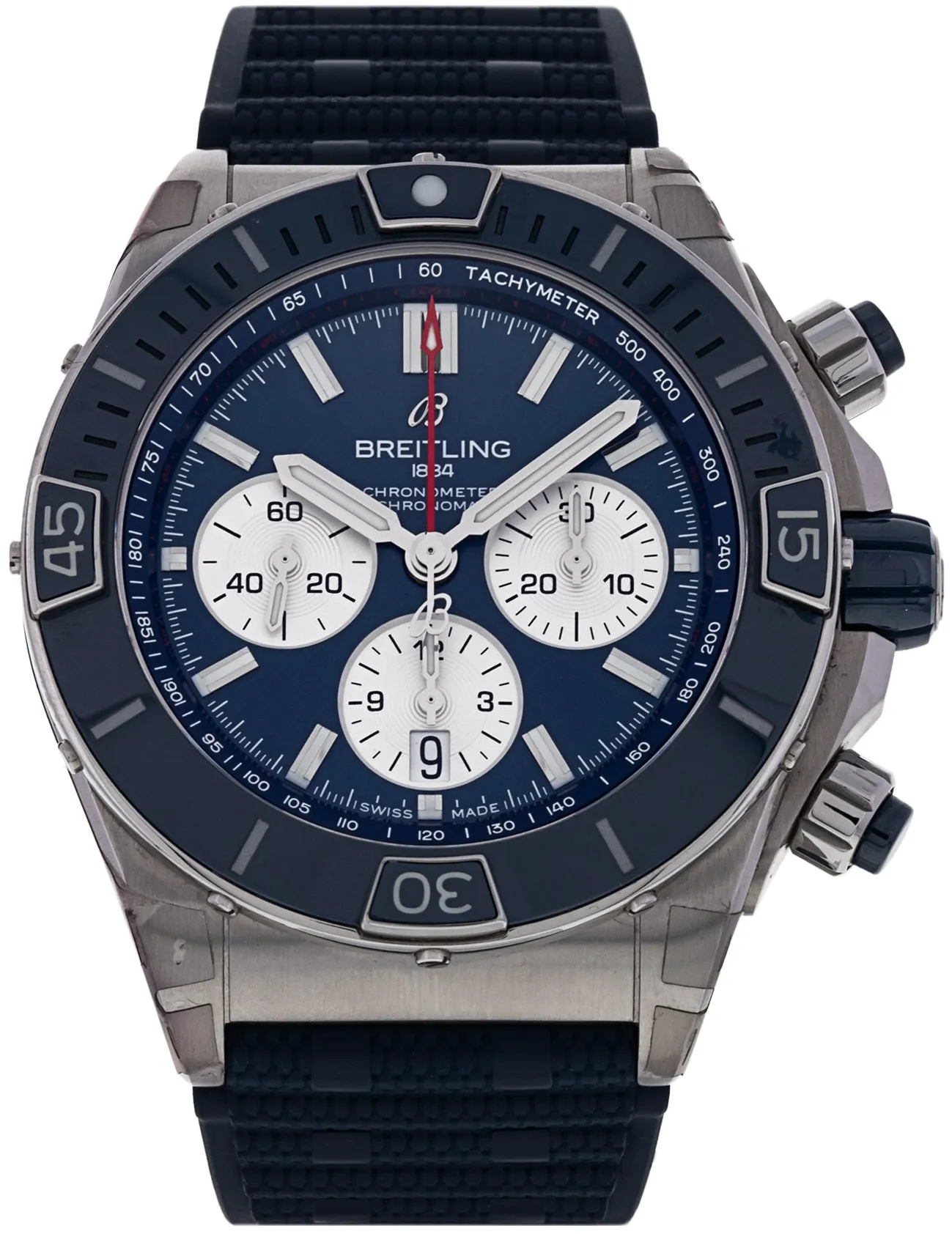 Breitling Chronomat AB0136 44mm Stainless steel Blue Baton