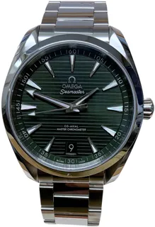 Omega Aqua Terra 220.10.41.21.10.001 Stainless steel Green