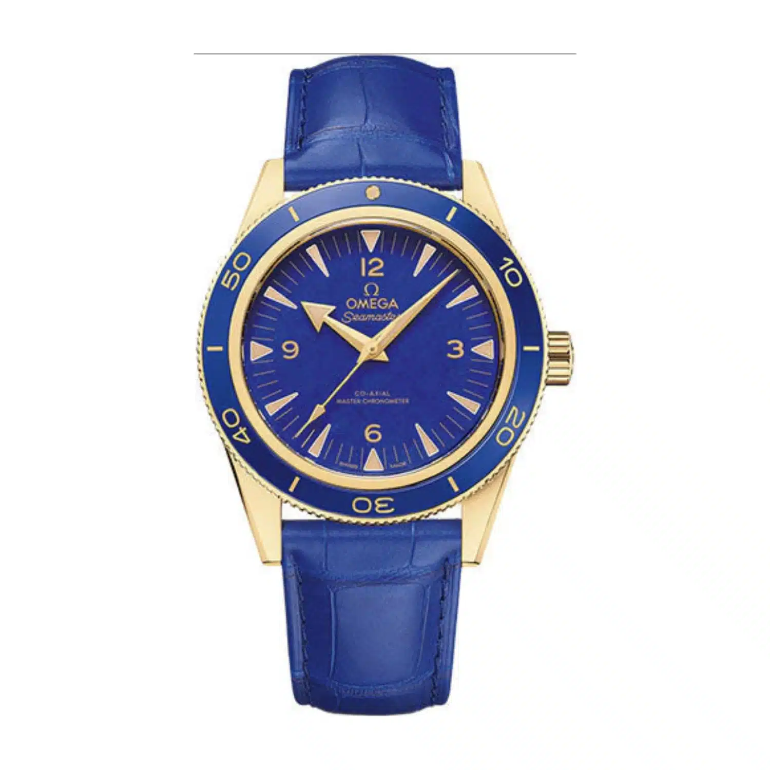 Omega Seamaster 300 234.63.41.21.99.002 41mm Yellow gold Blue