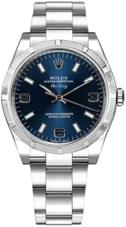 Rolex Oyster Perpetual 114200 Stainless steel Blue