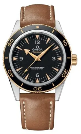 Omega Seamaster 300 233.22.41.21.01.001 41mm Yellow gold and Stainless steel Black